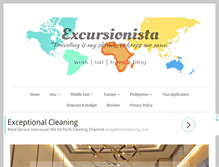 Tablet Screenshot of excursionista.net